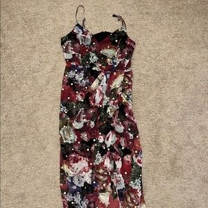 Floral Multicolor Women's Dress